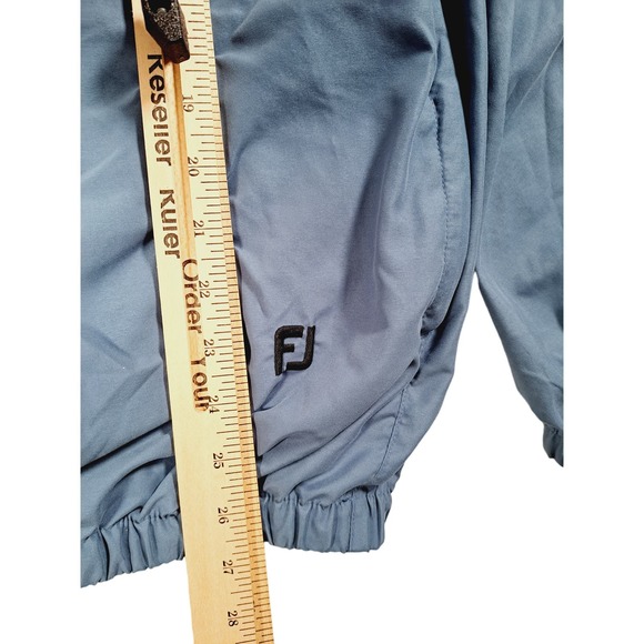 FootJoy Men's Golf Blue Pullover Windbreaker Jacket Size Large - Picture 4 of 12